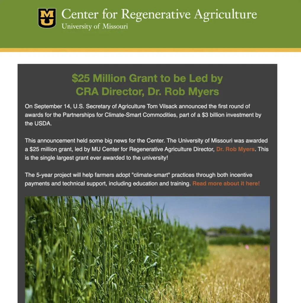 Newsletter Screen Shot Sept 2022