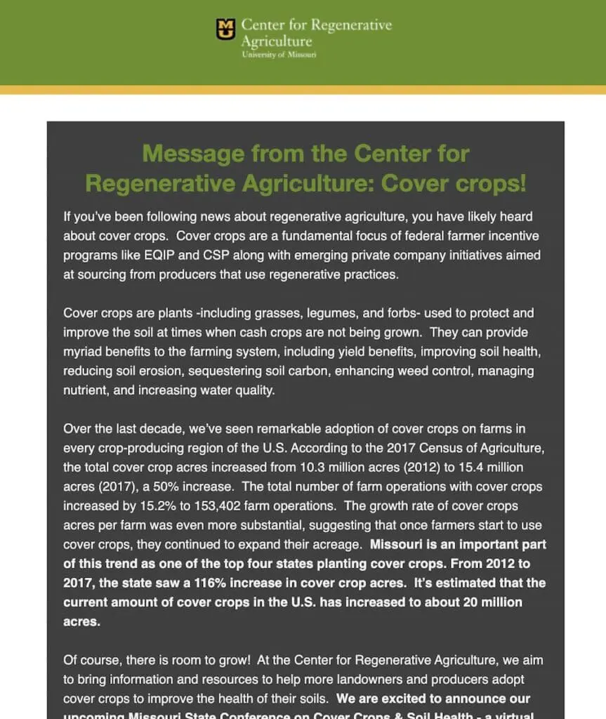 Newsletter Screen Shot Nov21