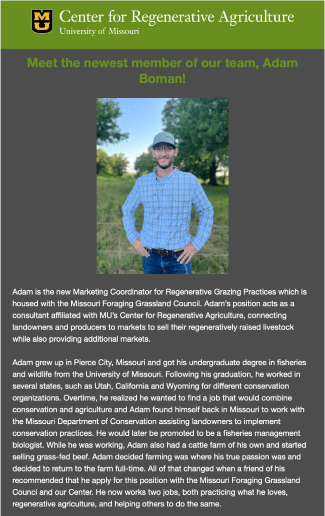 Newsletter Screen Shot Sept 2023 