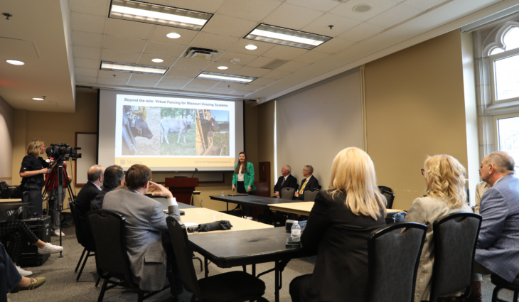 Kehoe discusses agriculture advancements, state income tax with Mizzou students