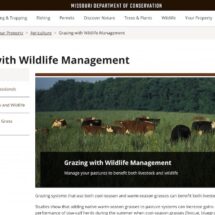 Missouri Department of Conservation – Landowner Resources