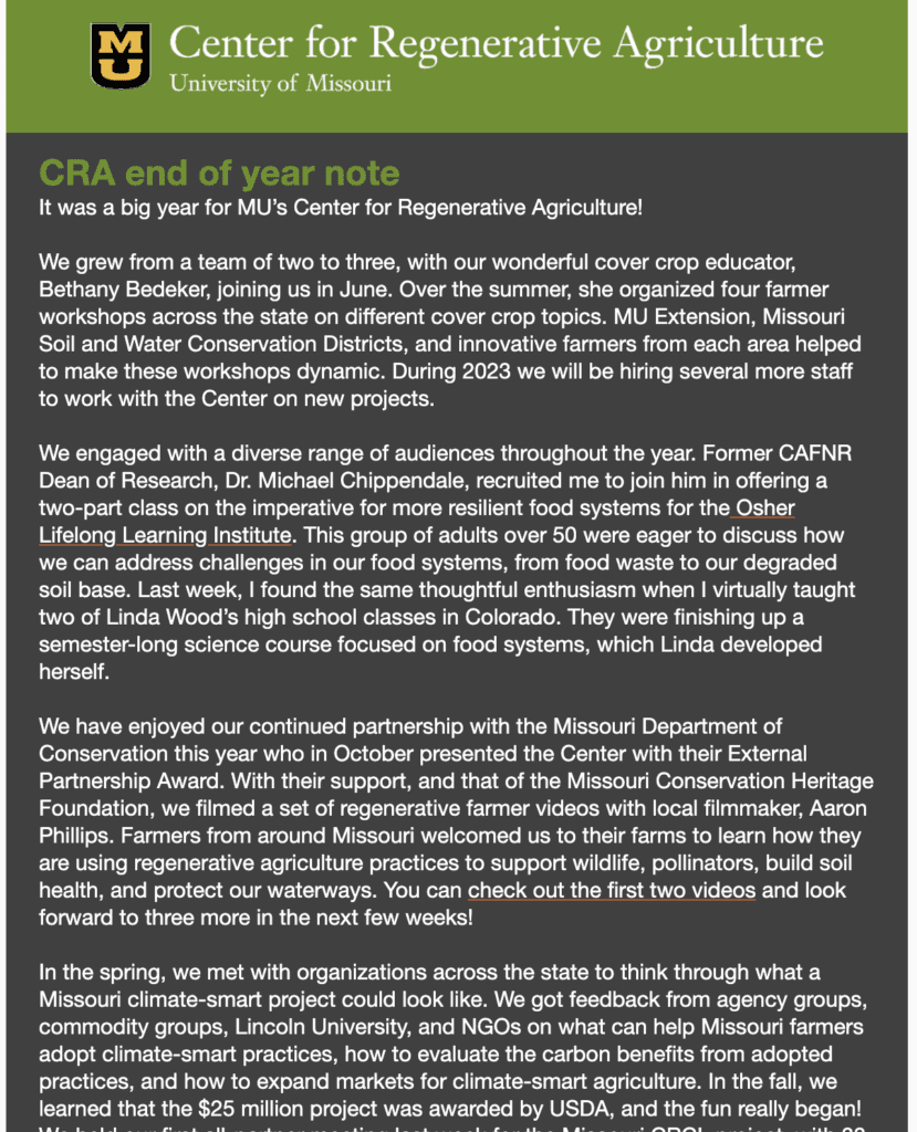 Newsletter Screen Shot Dec 2022